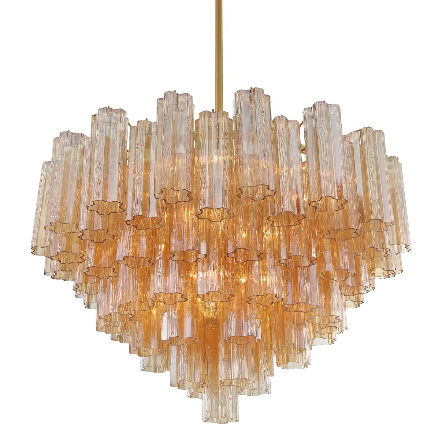 Crystorama ADD-316-AG-AM Addis 16 Light Chandelier - Aged Brass