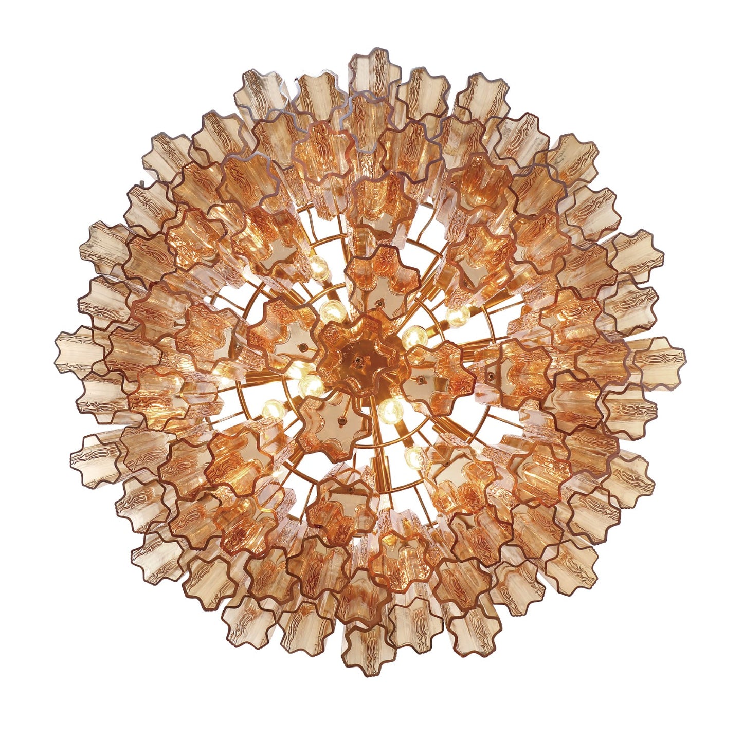 Crystorama ADD-316-AG-AM Addis 16 Light Chandelier - Aged Brass