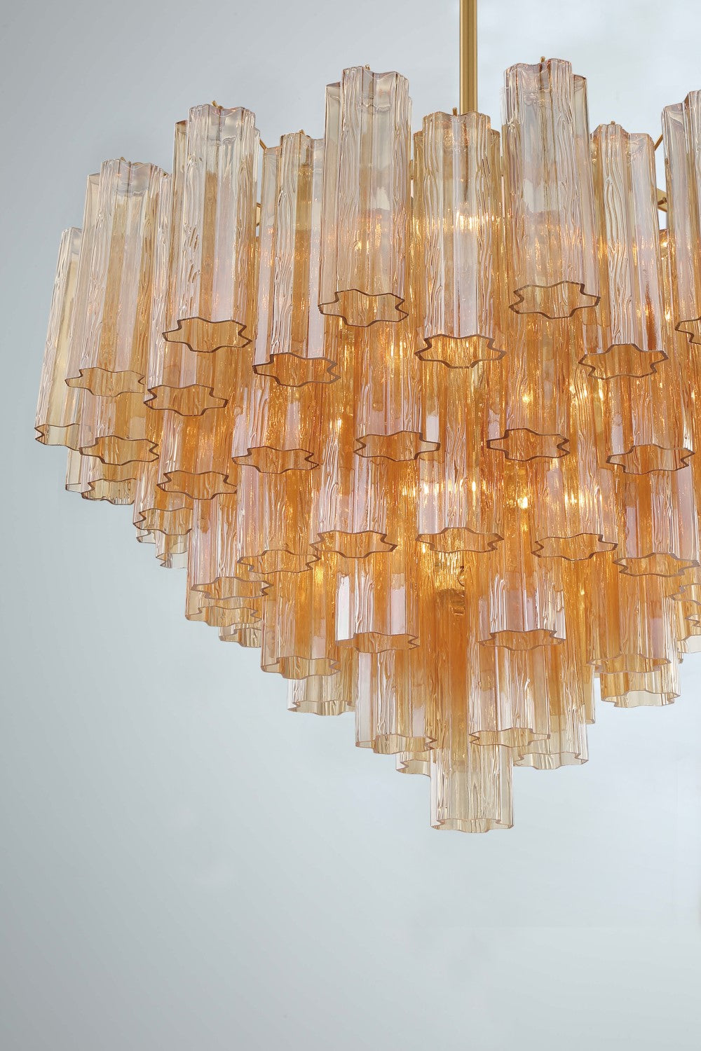 Crystorama ADD-316-AG-AM Addis 16 Light Chandelier - Aged Brass