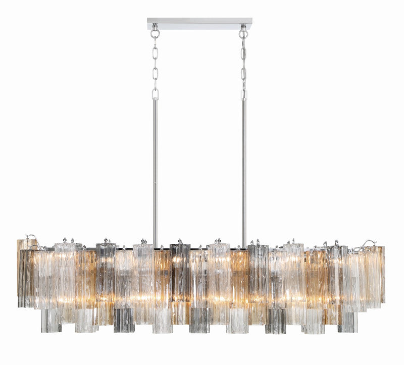 Crystorama ADD-317-AU Addis 14 Light Chandelier