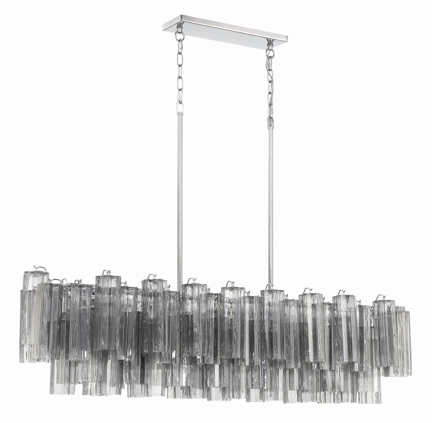 Crystorama ADD-317-CH-SM Addis 14 Light Chandelier - Polished Chrome