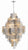 Crystorama ADD-319-AU Addis 20 Light Chandelier