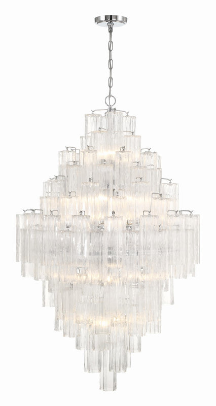 Crystorama ADD-319-CL Addis 20 Light Chandelier