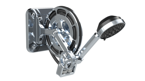 Waterstone AG254-1 Argonaut Retractable Wall Mount Wheel System