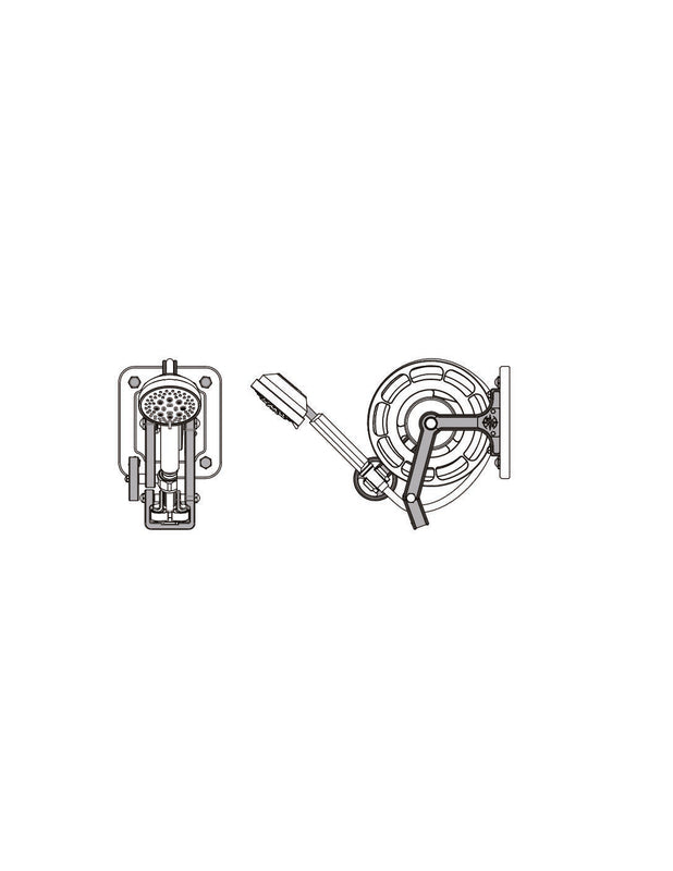Waterstone AG254-1 Argonaut Retractable Wall Mount Wheel System - Parent
