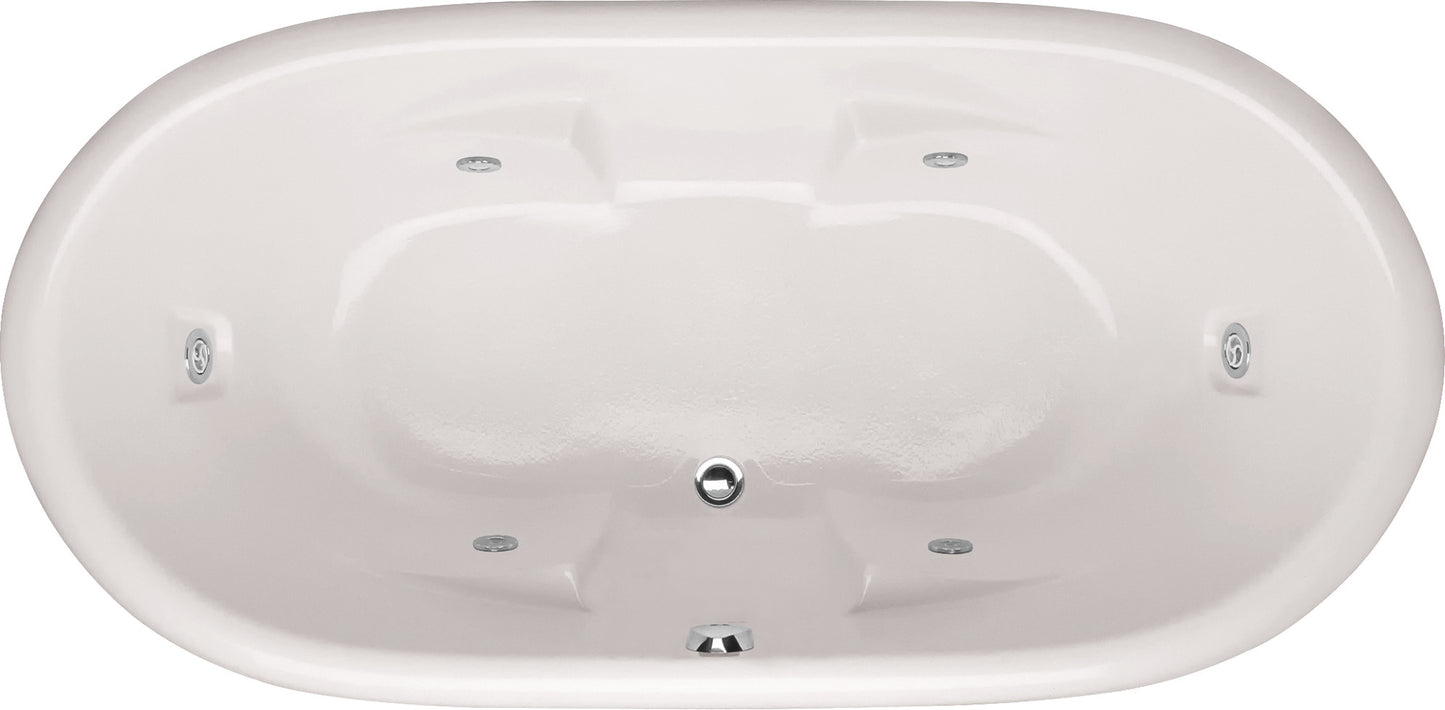Hydro Systems AIM7236ACO Aimee 72 X 36 Acrylic Airbath & Whirlpool Combo Tub System