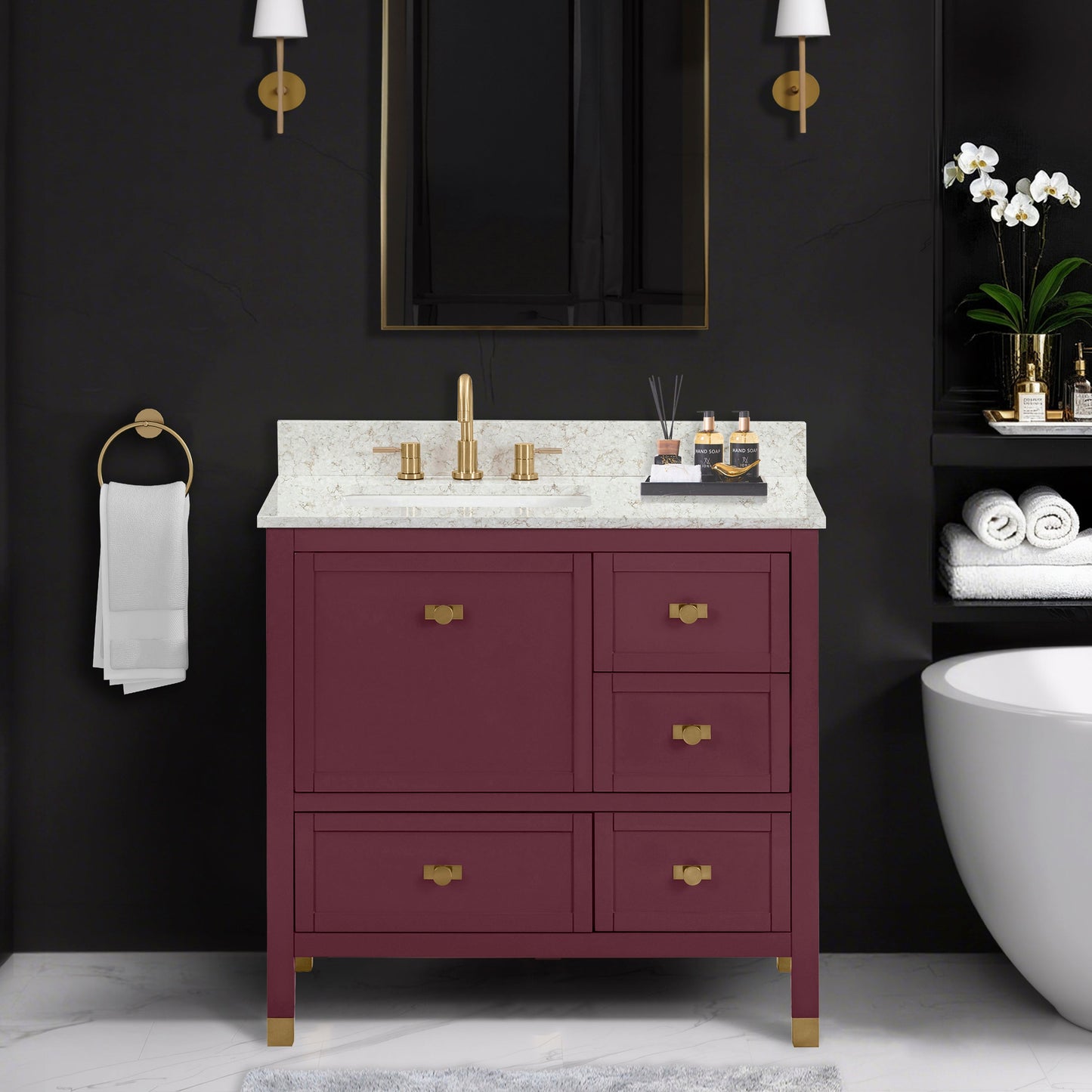 Avanity Alana Single Sink Bathroom Vanity - Parent