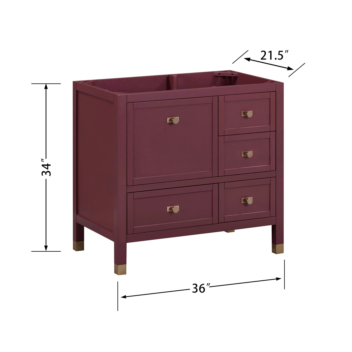 Avanity Alana Single Sink Bathroom Vanity - Parent