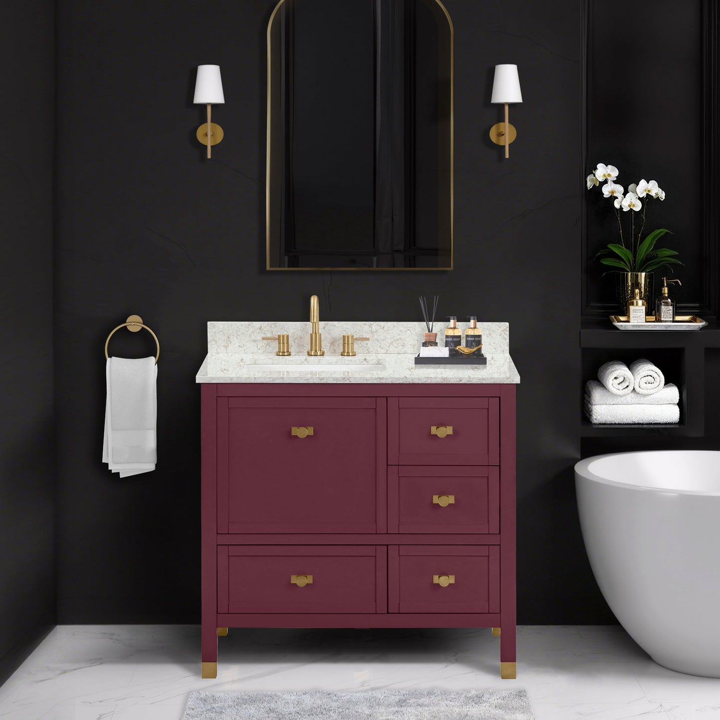 Avanity Alana Single Sink Bathroom Vanity with Top - Parent