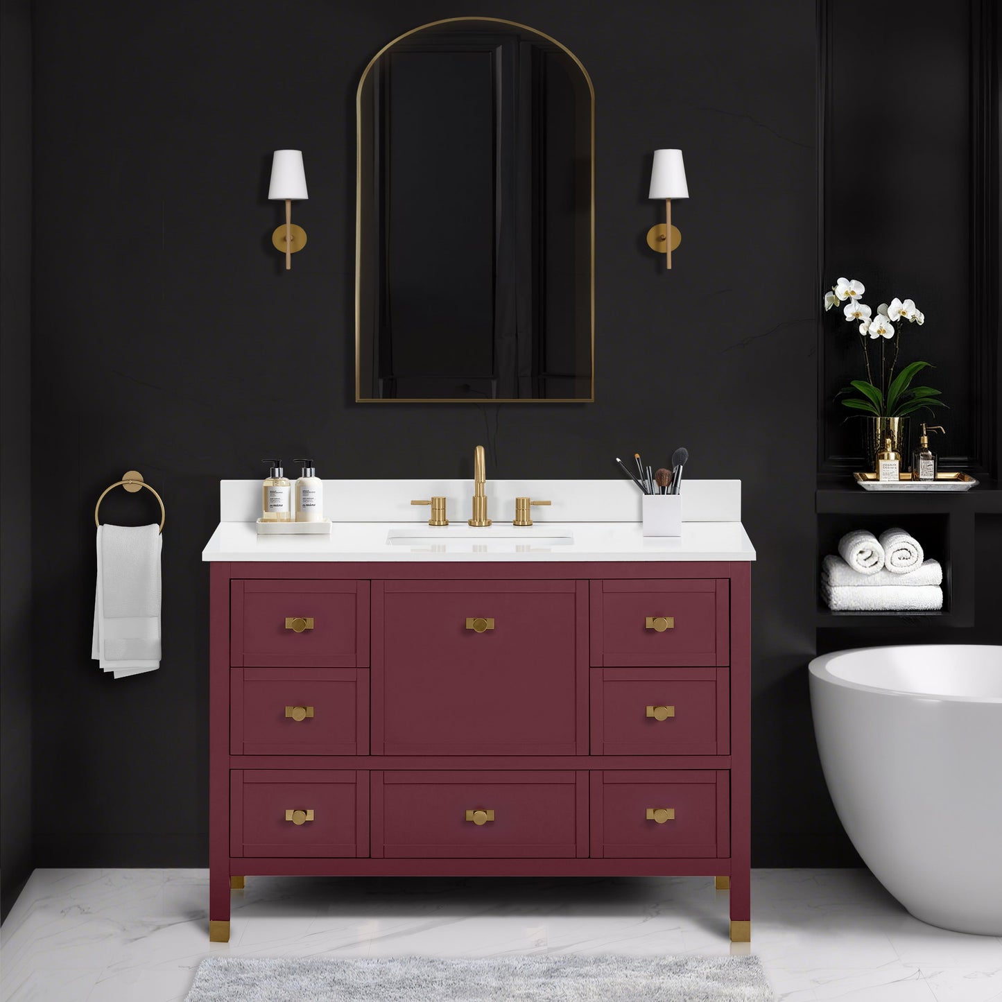 Avanity Alana Single Sink Bathroom Vanity with Top