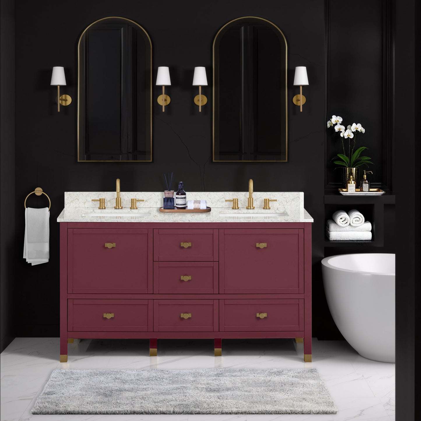 Avanity Alana Single Sink Bathroom Vanity with Top