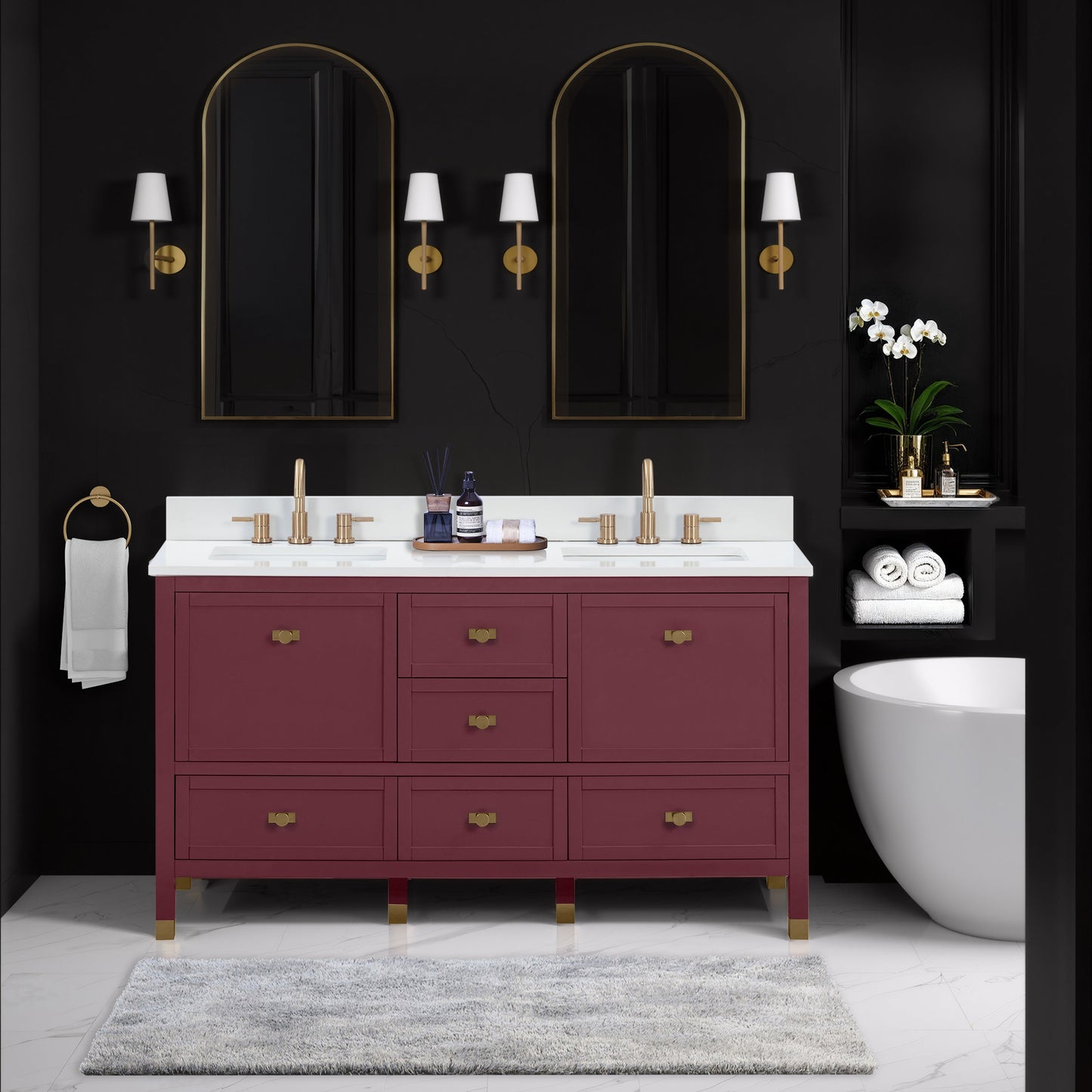 Avanity Alana Single Sink Bathroom Vanity with Top