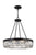 Crystorama ALI-B2010-CZ Alister 10 Light Chandelier - Charcoal Bronze