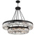 Crystorama ALI-B2026-CZ Alister 26 Light Chandelier - Charcoal Bronze