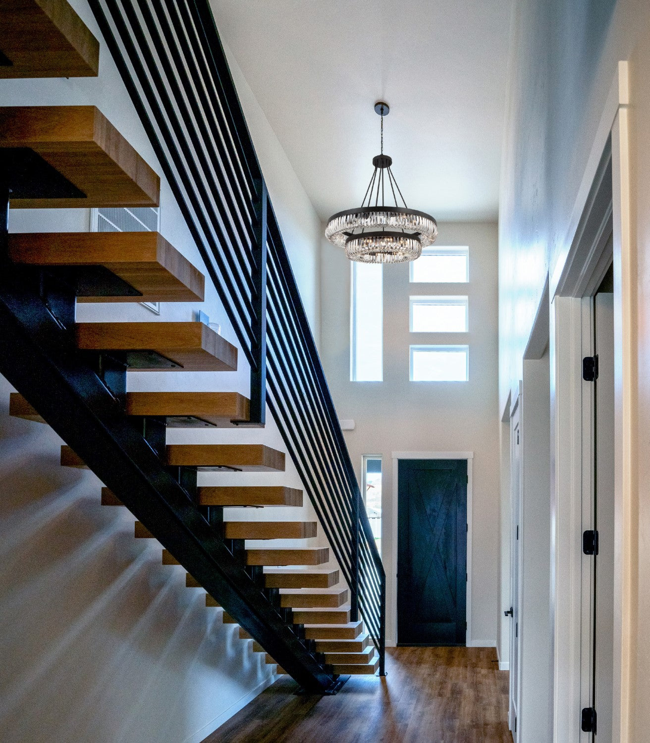 Crystorama ALI-B2026-CZ Alister 26 Light Chandelier - Charcoal Bronze