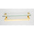 Alno Linear Glass Shelf With Towel Bar