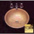 Alno B0015G Large Round Lavatory Garland Pattern, Undermount and Drop In