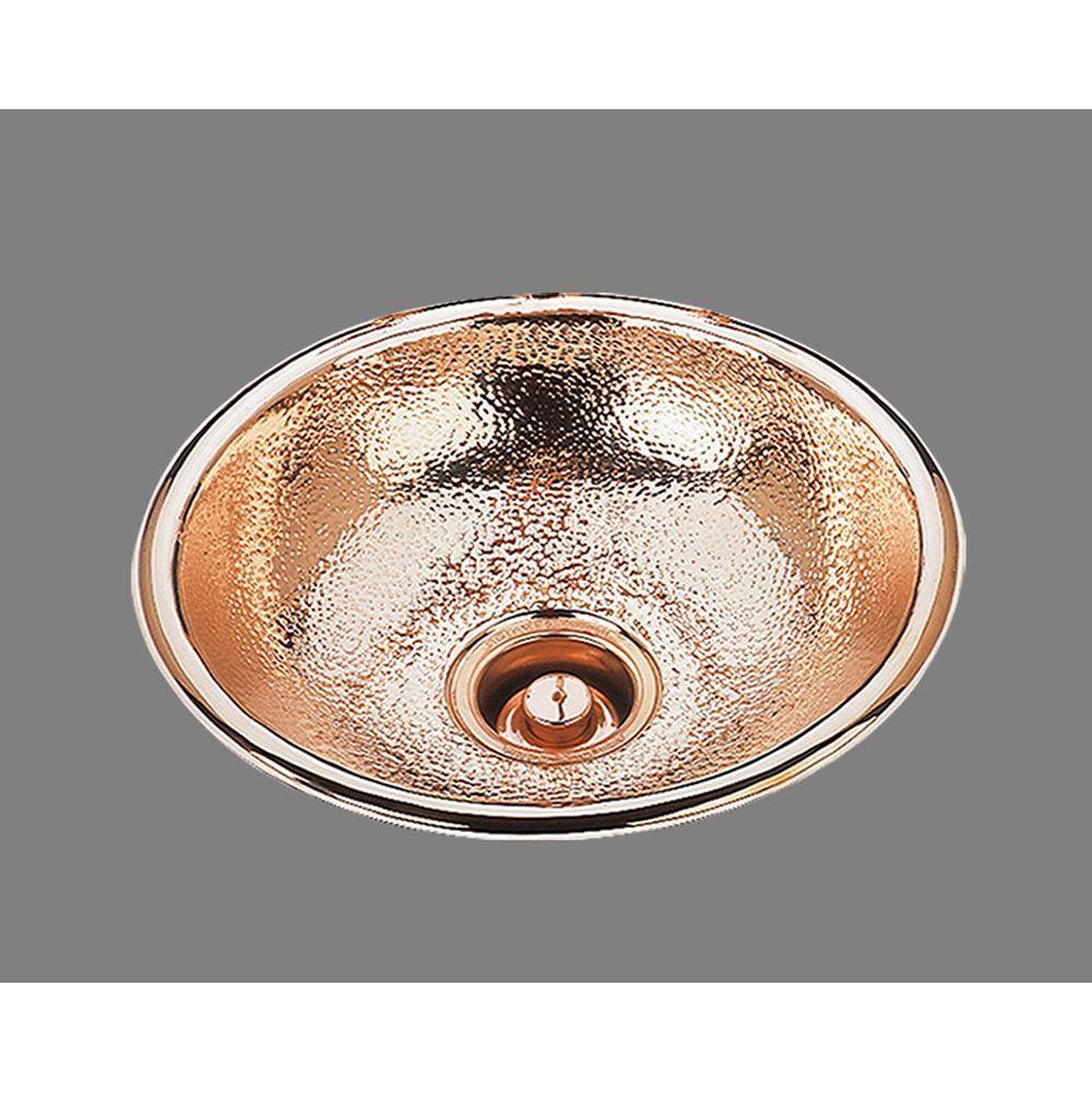 Alno B0015H Large Round Lavatory Hammertone Pattern, Undermount and Drop In