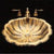 Alno B0015M Large Round Lavatory Melon Pattern, Undermount and Drop In