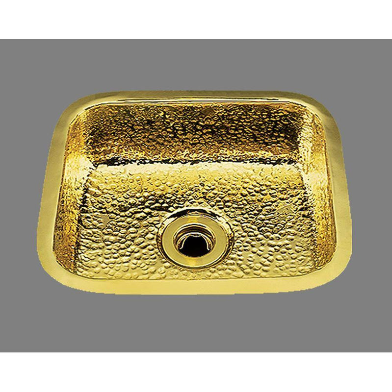 Alno B0150H Small Rectangular Bar Sink Hammertone Pattern, Undermount and Drop In - Parent