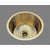 Alno B0400P Large Round Prep/Bar Sink Plain Pattern, Undermount and Drop In