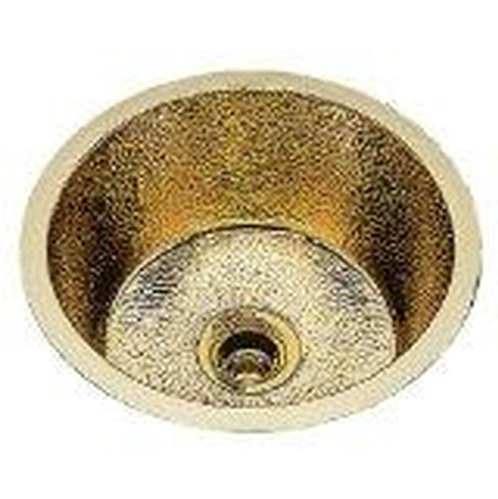 Alno B0500P Small Round Bar Sink Plain Pattern, Undermount and Drop In