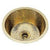 Alno B0500P Small Round Bar Sink Plain Pattern, Undermount and Drop In