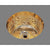 Alno B0575R Small Round Bar Sink Riatta Pattern, Undermount and Drop In