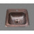 Alno B1012G Square Bar Sink With Faucet Ledge, Garland Pattern, Drop In