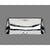 Alno B1218H Large Rectangle Lavatory, Hammertone Pattern, Undermount and Drop In