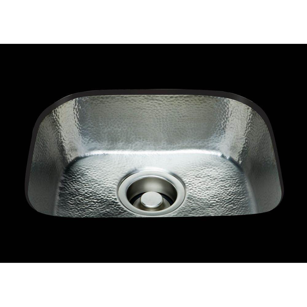 Alno B1513P D-Bowl Prep Sink Plain Pattern, Undermount and Drop In
