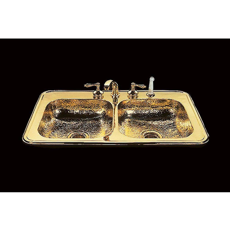 Alno B2233H Gourmet Ii Kitchen Sink Hammertone Pattern, Drop In