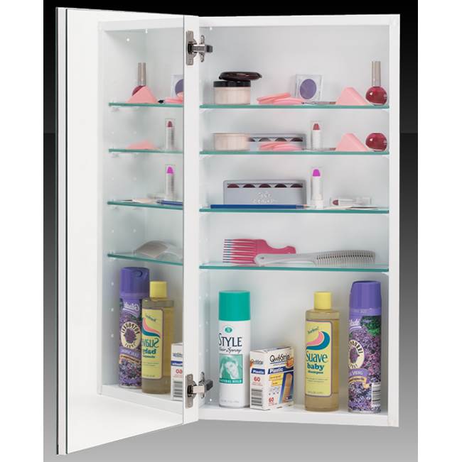 Alno MC10344-W One Thousand Series White Cabinet With Beveled