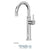 Tenzo ALY12-P Alyss Single Hole Tall Lavatory Faucet With Drain