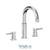 Tenzo ALY13 Alyss 8" Lavatory Faucet