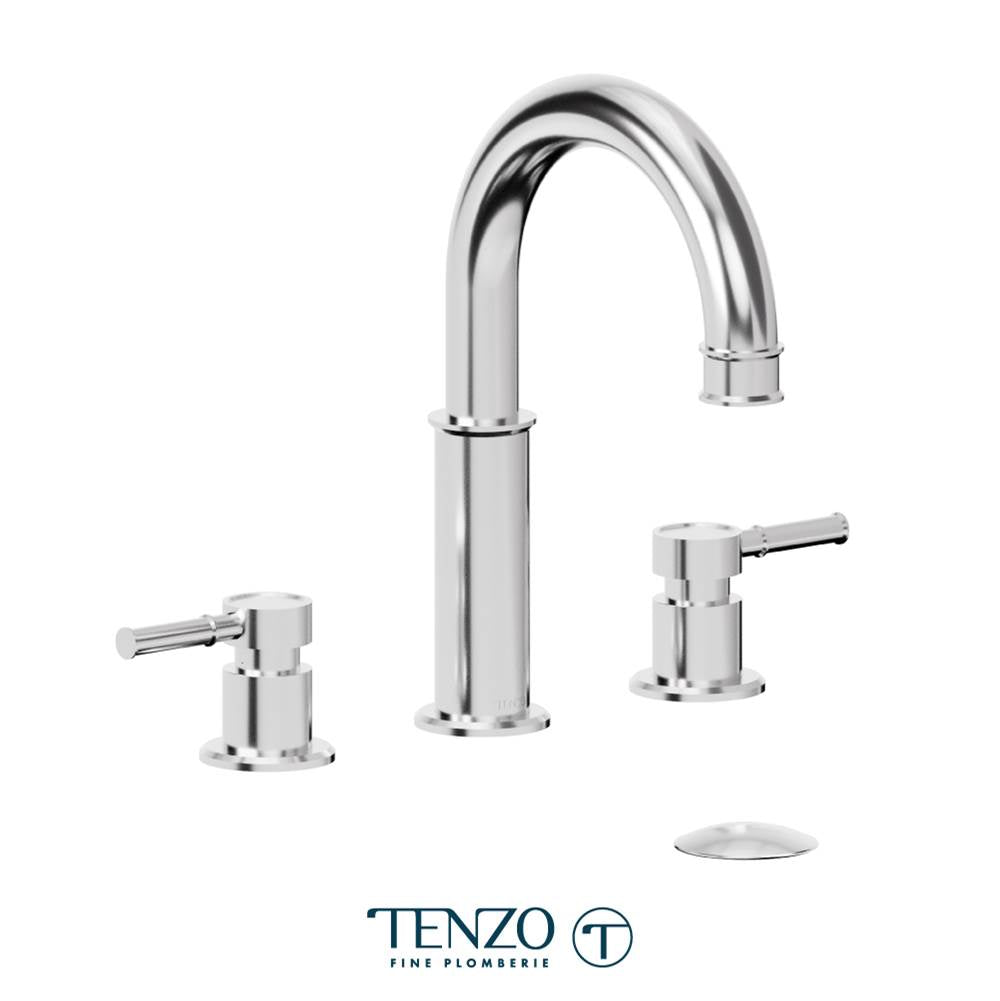 Tenzo ALY13-W Alyss 8" Lavatory Faucet With Drain