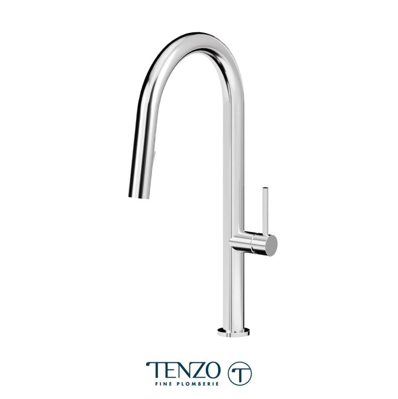 Tenzo AM130 Single-Handle Kitchen Faucet Amador With Pull-Down & 2-Function Hand Shower