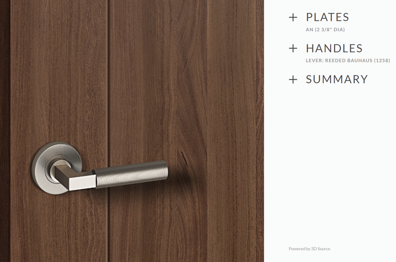 Ashley Norton AN.1258.20.4B Reeded Bauhaus Privacy - Polished Nickel