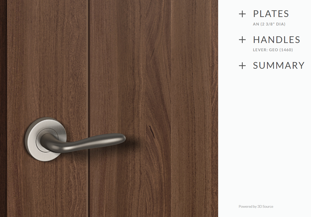 Ashley Norton AN.1460.30.R.9/4-238 Geo Passage - Polished Chrome/Satin Nickel