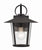 Crystorama AND-9201-CL-MK Andover 1 Light Outdoor Wall Mount - Matte Black