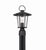Crystorama AND-9207-CL-MK Andover 1 Light Outdoor Lantern Post - Matte Black
