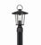 Crystorama AND-9207-CL-MK Andover 1 Light Outdoor Lantern Post - Matte Black