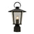 Crystorama AND-9207-SD-MK Andover 1 Light Outdoor Lantern Post - Matte Black
