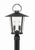 Crystorama AND-9209-CL-MK Andover 4 Light Outdoor Lantern Post - Matte Black
