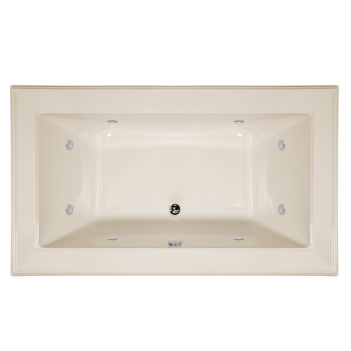 Hydro Systems ANG7242ACO Angel 72 X 42 Center Drain Acrylic Airbath & Whirlpool Combo Tub System - Parent