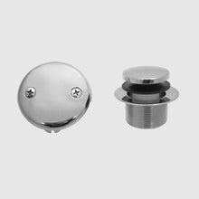 Load image into Gallery viewer, Sigma APS-11-293 Faceplate Waste And Overflow With 2 Holes And Screws Toe Activated Tub Drain (Aps.11.257). 1-1/2&#39;&#39; Ips.