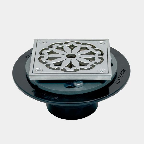 Sigma APS.2ABS.504T 4'' Square Fleur Abs Shower Drain With Top Trim - Parent