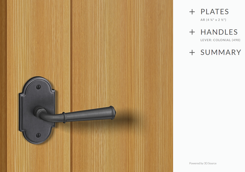 Ashley Norton AR.4900.20.L.4/4B-238 Colonial Privacy - Satin Nickel/Polished Nickel