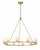 Crystorama ARA-10265-SB-ST Aragon 10 Light Chandelier - Soft Brass