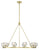 Crystorama ARA-10265-SB Aragon 10 Light Chandelier - Soft Brass